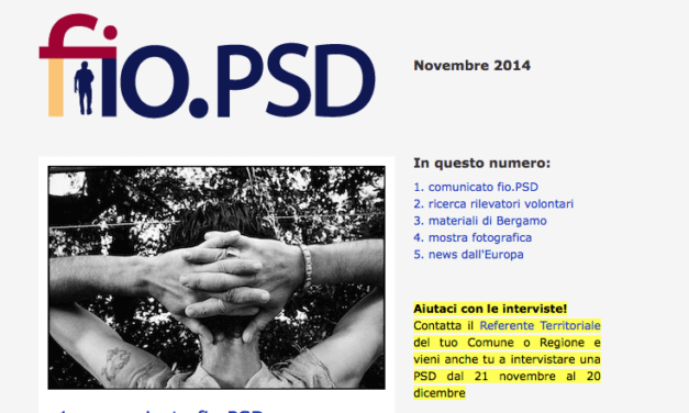 Newsletter fio.PSD – Novembre 2014