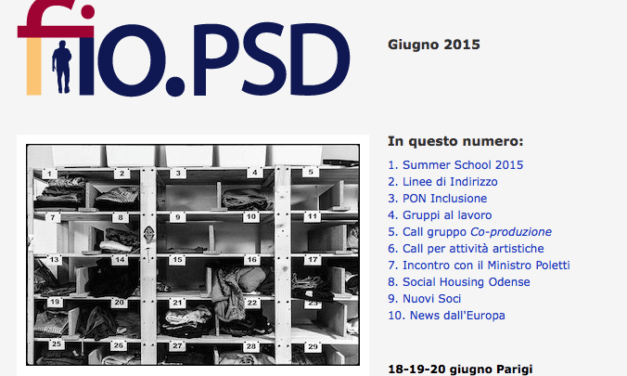 Newsletter fio.PSD – giugno 2015