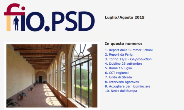 Newsletter fio.PSD – luglio/agosto 2015