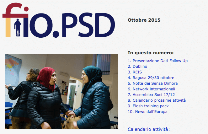 Newsletter fio.PSD – ottobre 2015