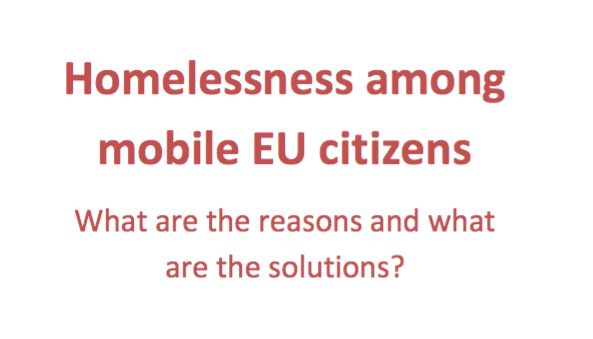 Homelessness among EU mobile citizens