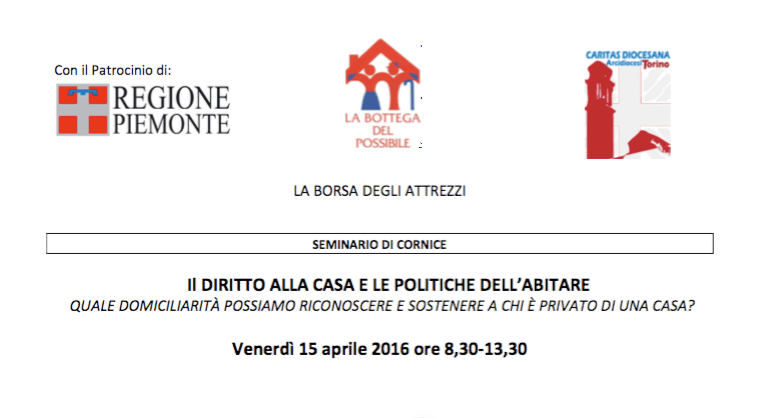 Il DIRITTO ALLA CASA E LE POLITICHE DELL’ABITARE