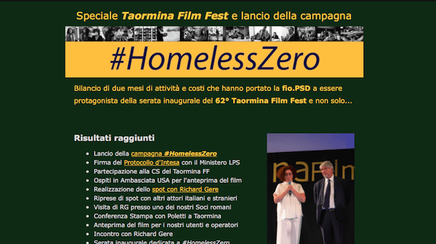 speciale #HomelessZero