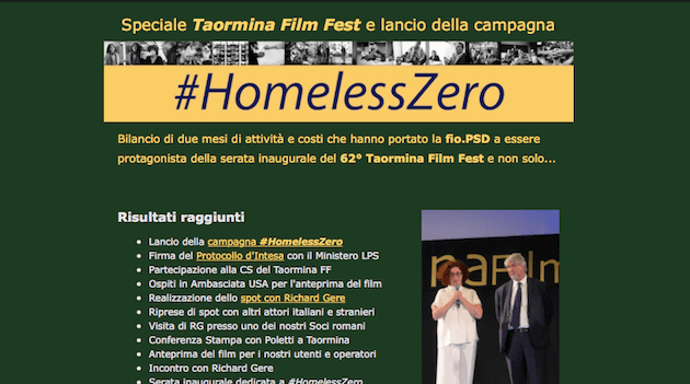 speciale #HomelessZero