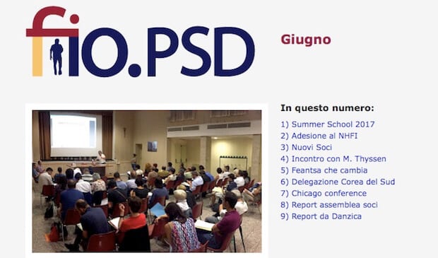 Newsletter fio.PSD – giugno 2017