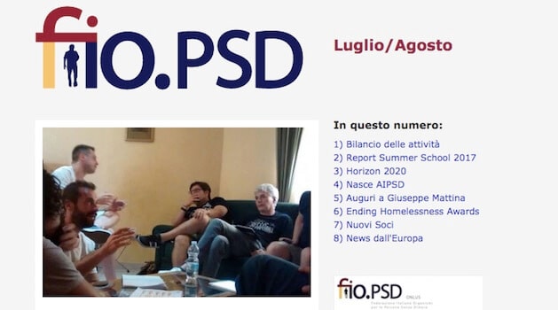 Newsletter fio.PSD – luglio/agosto 2017