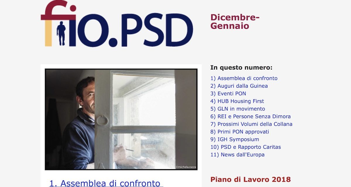 Newsletter fio.PSD – dicembre 2017