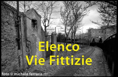 Online l’elenco delle Vie Fittizie in Italia