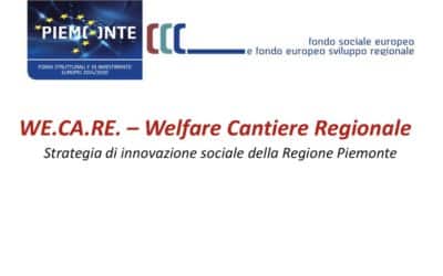 We.Ca.Re. (Welfare Cantiere Regionale), Piemonte