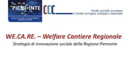 We.Ca.Re. (Welfare Cantiere Regionale), Piemonte