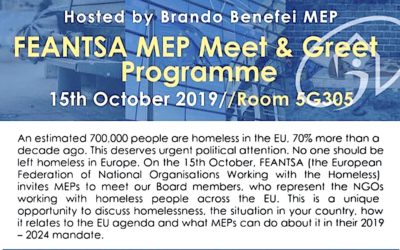 15 Ottobre, Bruxelles – incontro con Euro Parlamentari
