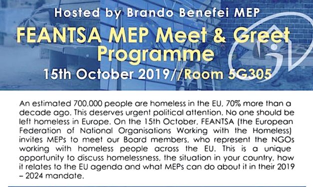 15 Ottobre, Bruxelles – incontro con Euro Parlamentari
