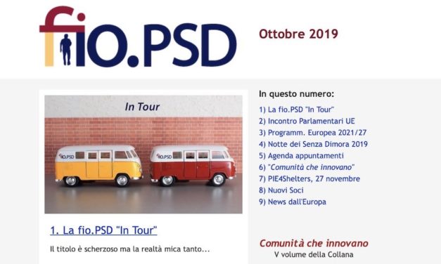 Newsletter fio.PSD – Ottobre 2019