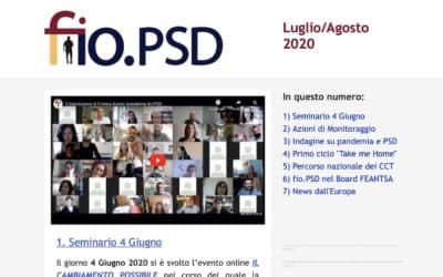 Newsletter fio.PSD – Luglio/Agosto 2020