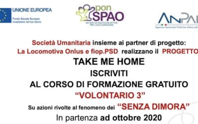 Bando corso di formazione gratuito “VOLONTARIO corso 3”