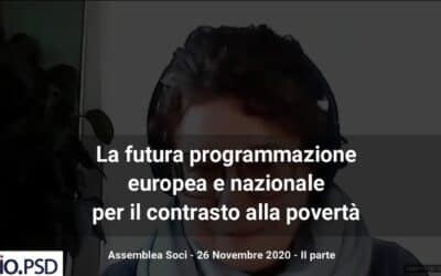 La futura programmazione europea e nazionale per il contrasto alla povertà