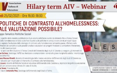 Le politiche di contrasto all’Homelessness: quale valutazione possibile?