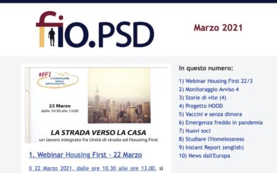Newsetter fio.PSD – Marzo 2021