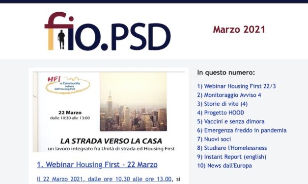 Newsetter fio.PSD – Marzo 2021