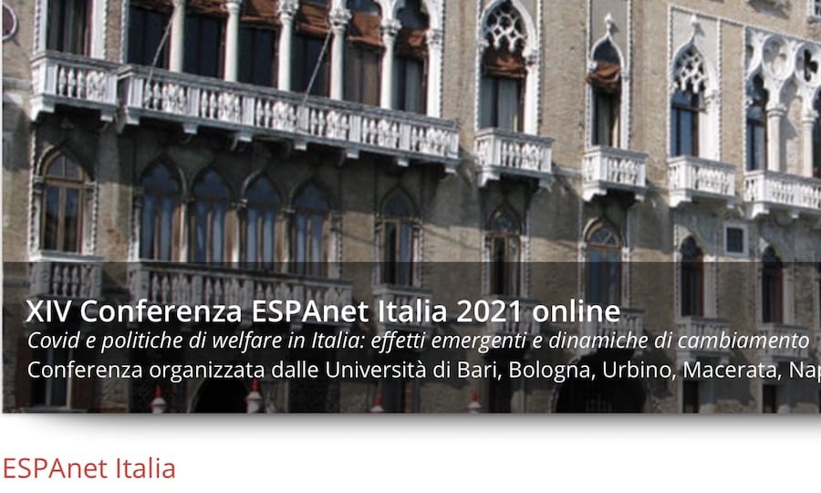 Call for paper – ESPAnet Italia (sessione 31) – Vite in strada