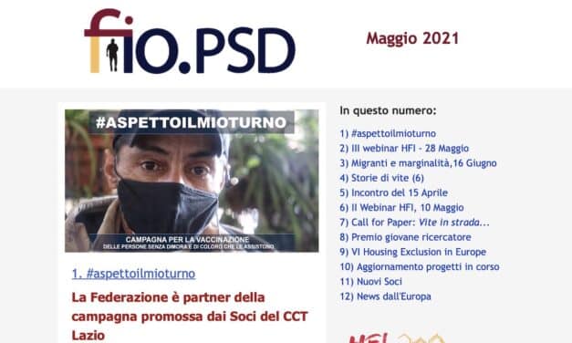 Newsletter fio.PSD – Maggio 2021