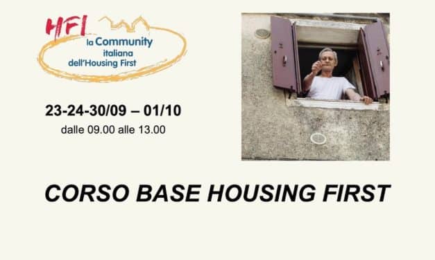 Corso Base Housing First – 23 Settembre/1 Ottobre 2021