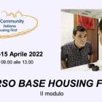 Corso Base Housing First 2022 – II Modulo