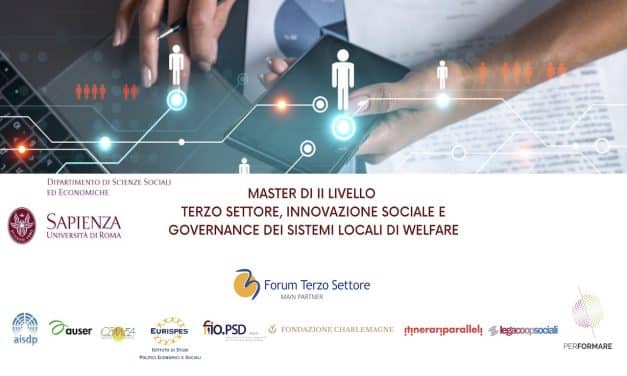Master di II livello “Terzo Settore, innovazione sociale e governance dei sistemi locali di welfare”