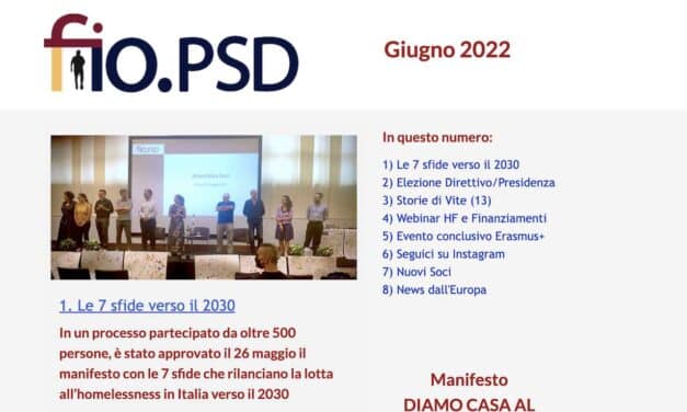 Newsletter fio.PSD – Giugno 2022