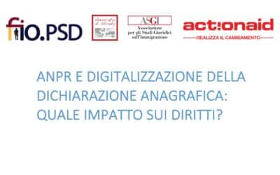 Anagrafe digitale: incontro con Interni e ANCI