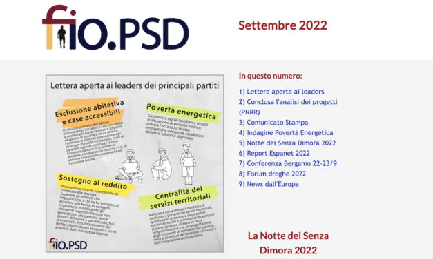 Newsletter fio.PSD – Settembre 2022
