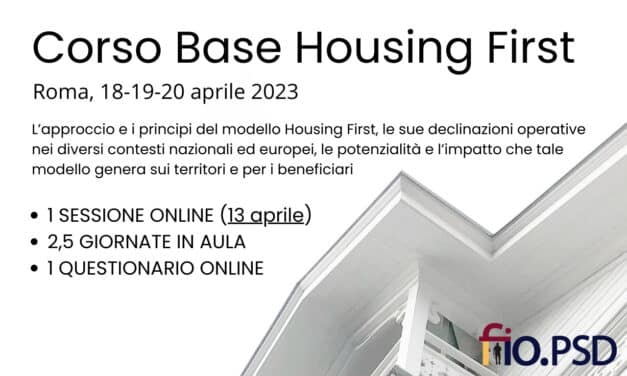 Corso Base Housing First (IV ed. 2023)