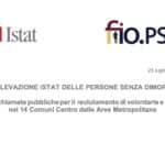CS: al via la Rilevazione nazionale dei Senza Dimora con ISTAT