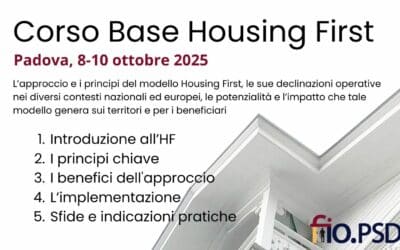 Corso Base Housing First – Padova 8-10 ottobre 2025