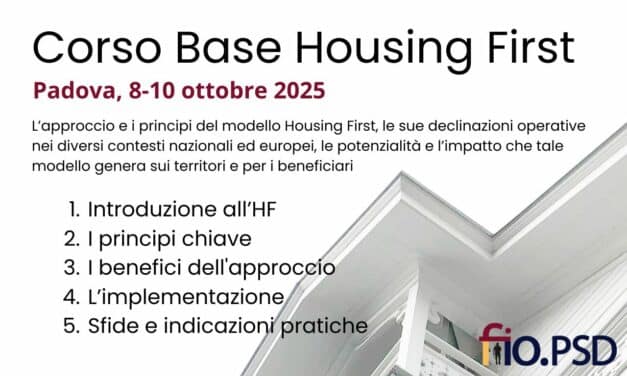 Corso Base Housing First – Padova 8-10 ottobre 2025
